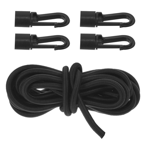 FESTFENDS Black Paddle Leash 1 Surfing Gear with Shock Absorption and Portable Design