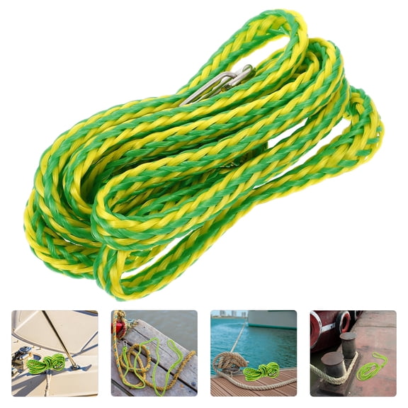 FESTFENDS Boat Mooring Rope 1Pcs Nylon For Docking Stability And Fade Resistance With Clip For Boats Yachts RVs
