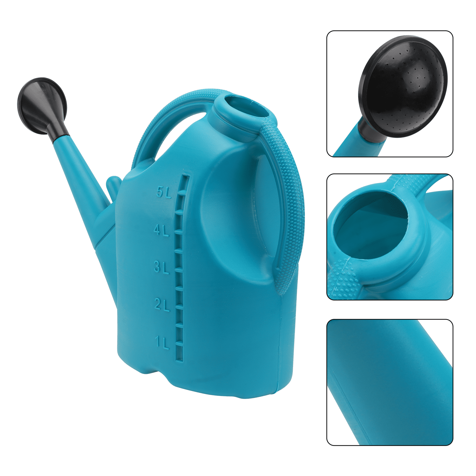 FESTFENDS Bottle Watering 1Pack Blue Plastic Watering Can 43x0.3937x29x0.3937in 5L