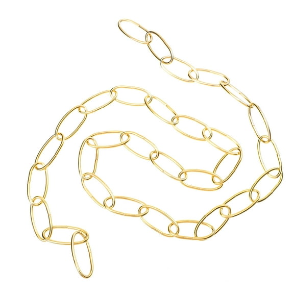 FESTFENDS Lighting Installation Ceiling Light Connection Chain Golden Iron 1 Pair 100X0.7In