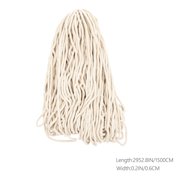 FESTFENDS Beige Cotton Braided Rope for DIY Crafts and Hanging Projects