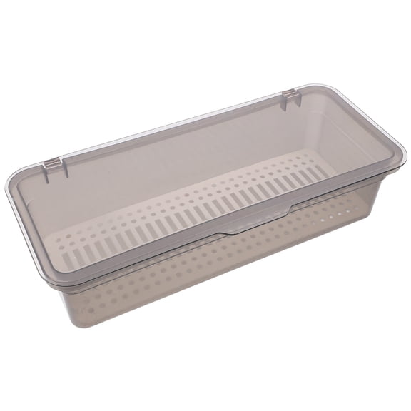 FESTFENDS Container Lid Organizer Transparent PP 1Pack 9.4X7.4X0.2In