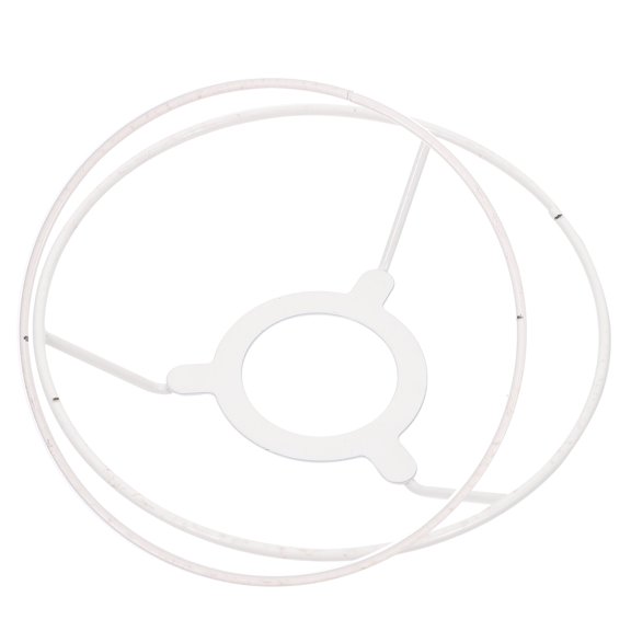 FESTFENDS DIY Lampshade Iron Frame White for Pendant and Ceiling Lights