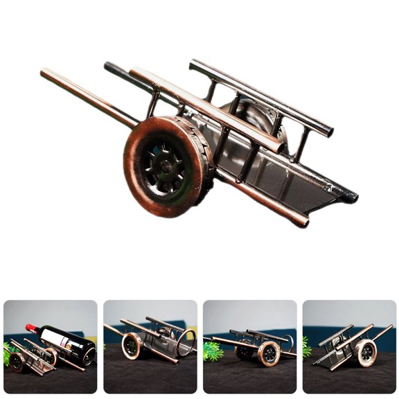 FESTFENDS Flatbed Truck Wine Bottle Stand Decoration Wine Rack And Stylish Design For Kitchen Display