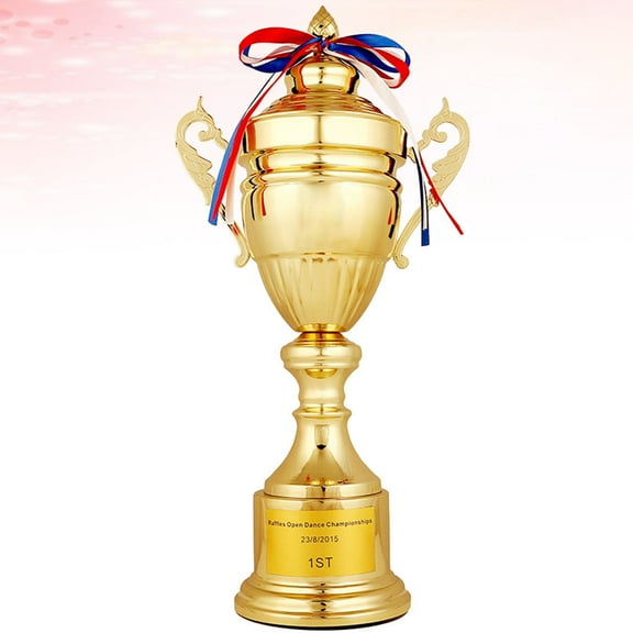 FESTFENDS Golden Metal Trophy Award for Contestants and Students in Sports Events 1Pack