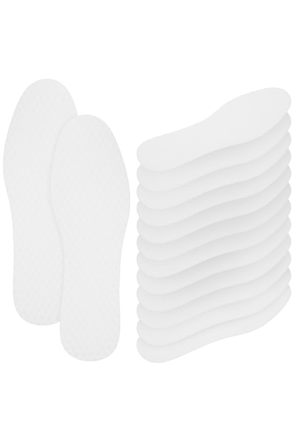 Inner Soles for Women Shoes 20 Pairs White Paper Comfortable for Hiking 24x8cm