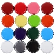 FESTFENDS Iron Soda Bottle Caps for Glass Bottles, 60 Pieces - Replacement Caps for Bottling