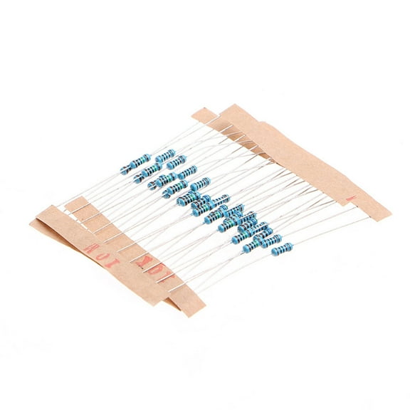FESTFENDS Metal Film Resistors 560Pcs Fixed Resistors Assortment Kit 56 Values 1 Accuracy 1 Power Rating