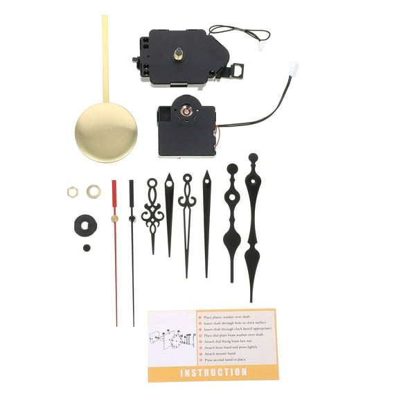 FESTFENDS Pendulum Mechanism 1 Set Melody Plastic Clock Parts for Library Decor