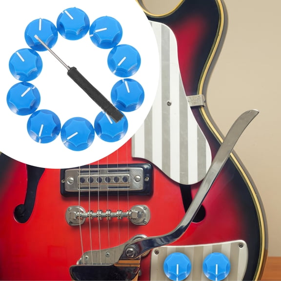 FESTFENDS Effect Pedal Knobs Guitar Knobs 1 Set 10 Pcs 2.5x1.5in