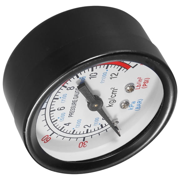 FESTFENDS Oil Free Design Inline Air Pressure Gauge Plastic 1Pack 2.0In