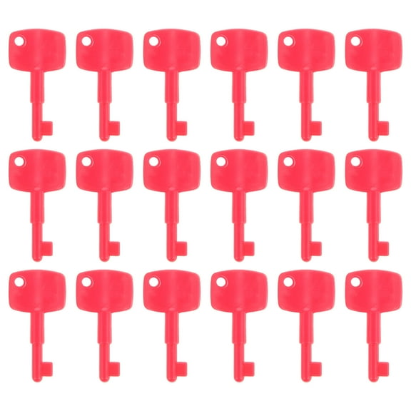 FESTFENDS Red Plastic Practical Reset Key for Emergency Situations 20Pcs