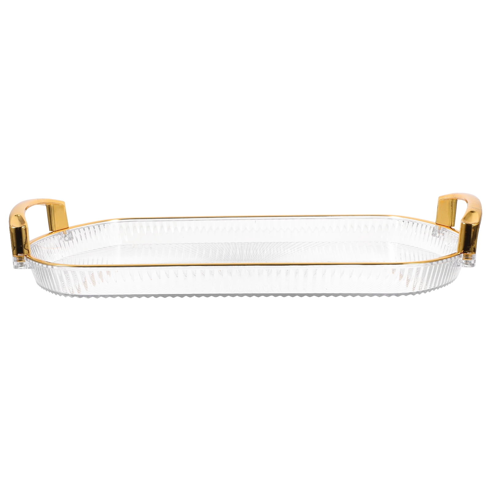 Rectanglets Snacks FESTFENDS Reusable Rectangle Serving Tray with Handles for Fruit ...