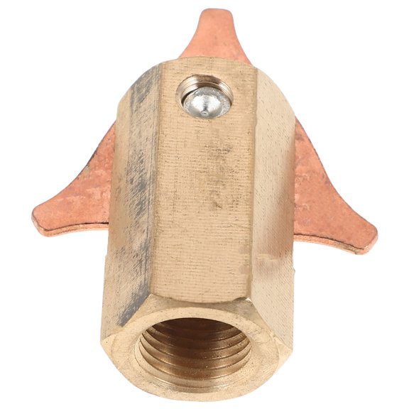 FESTFENDS Sheet Metal Repair Electrode Chuck Golden Copper 6.00X4.50X2.20CM for Automotive Restoration 1Pack