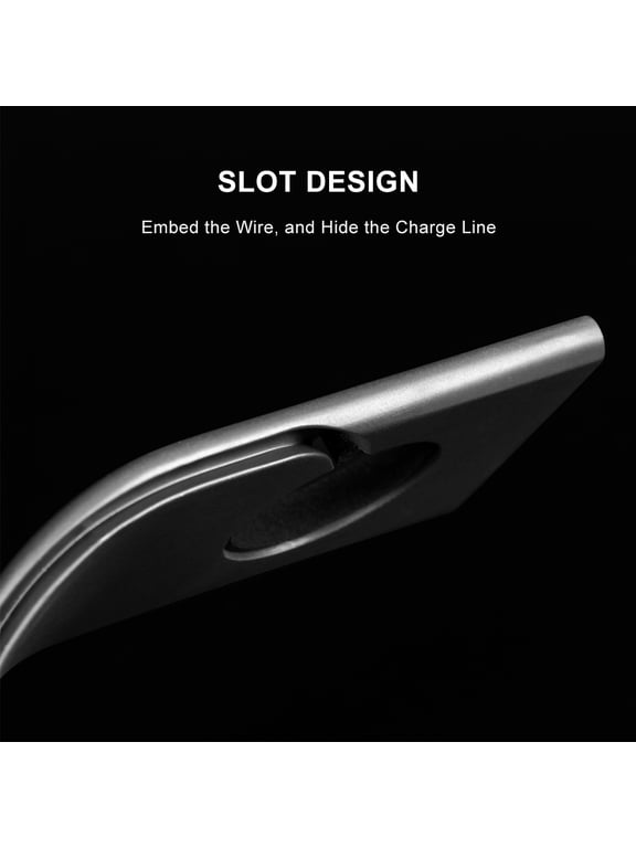Cradle for Smart Watch Dark Grey U Shape Stand with Anti Slide Base