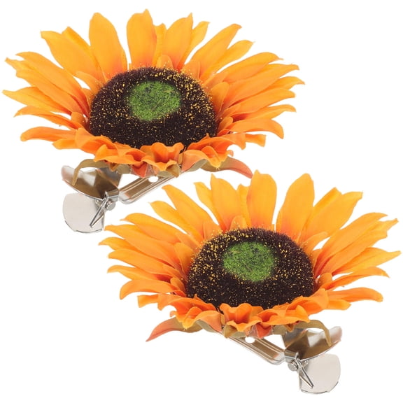FESTFENDS Sunflower Curtains Tie Backs Metal No Drilling Required Assorted Color 2Pcs