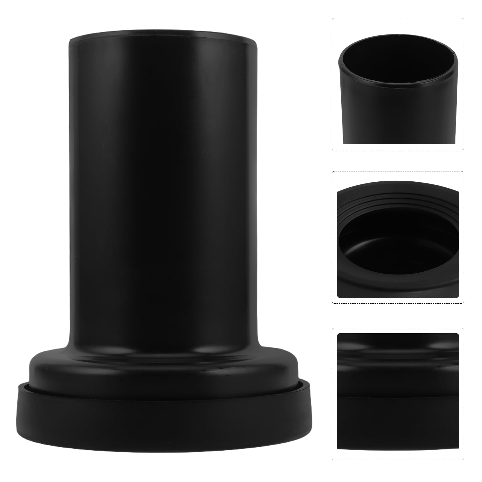 FESTFENDS Toilet Water Hose 1Set Rv Toilet Connecting Pipe Black 7.19X5.50X5.50In Efficient Drainage