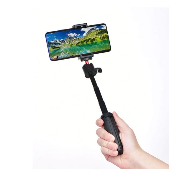 FESTFENDS Tripod for Video Recording Black Aluminum Alloy for Outdoor Activities 1 Set