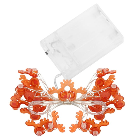 FESTFENDS Unique Deer Head Christmas Lights String Led Decorative Lamp For Outdoor Warm Atmosphere Perfect For Home