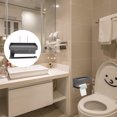 thumbnail image 1 of FESTFENDS Wall Mount Toilet Paper Holder with Shelf Durable - Grey Color 6.92x3.73x3.54in 1Pcs, 1 of 8