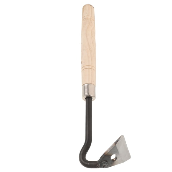 FESTFENDS Tree Bark Scraper, Chocolate Wood Handle with Steel Blade, Lightweight Garden Tool, Ergonomic Grip for Yard Care