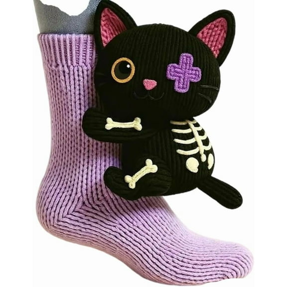 FESTILA 3D Knit Animal Socks - Cute Plush Animals Design Sock,Christmas Gifts - 3D Animal Warm Winter Christmas-Socks