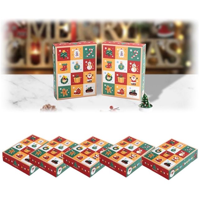 DIY Empty Advent Calendar Boxes To Fill - 24 Days, 6 Store Themes, Christmas Countdown For Kids & Adults