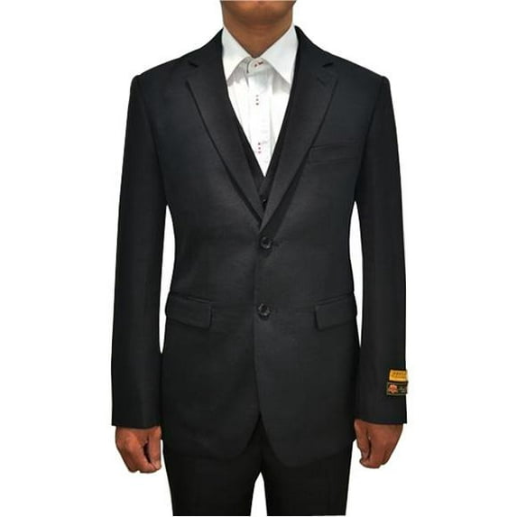 FESTIVE Colorful 2020 New Formal Style Mens Vested 3 Piece Suit Black