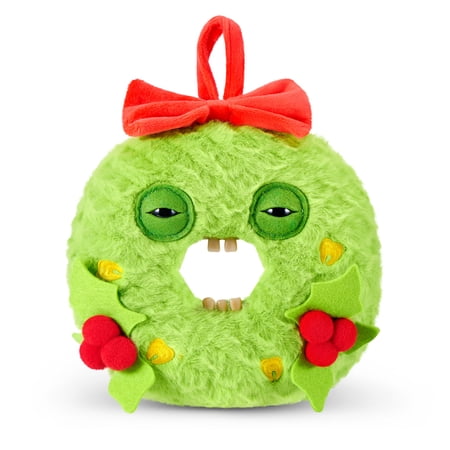 Fuggler Festive Fuggs 9 Inch Series 2 Plush Collectible Toy (Keith Wreathington) by ZURU Featuring Funny Ugly Monster Designs with Holiday Style Details, Perfect for Fans, Collectors, and Gifting