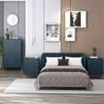 thumbnail image 1 of FESTIVO 3 Piece Bedroom Set - 2 of Nightstand, 1 of Chest - Navy, 1 of 1