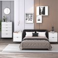 thumbnail image 1 of FESTIVO 3 Piece Bedroom Set - 2 of Nightstand, 1 of Chest - Off-White, 1 of 1