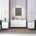 thumbnail image 1 of FESTIVO 3 Piece Bedroom Set - 2 of Nightstand, 1 of Dresser - Off-White, 1 of 1
