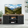 thumbnail image 1 of FESTIVO 54 in. Charcoal TV Stand Console Entertainment Center for TVs up to 60 in., 1 of 10