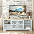 thumbnail image 1 of FESTIVO 70 in. TV Stand Console Entertainment Center for Tv up to 75 in. with Large Storage - Grayish-white, 1 of 6
