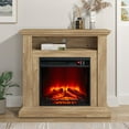 thumbnail image 1 of FESTIVO Cozy 32" Freestanding Electric Fireplace - Tuscan Walnut, 1 of 8