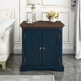 thumbnail image 1 of FESTIVO Farmhouse End Table with Charging Station - Navy, 1 of 11