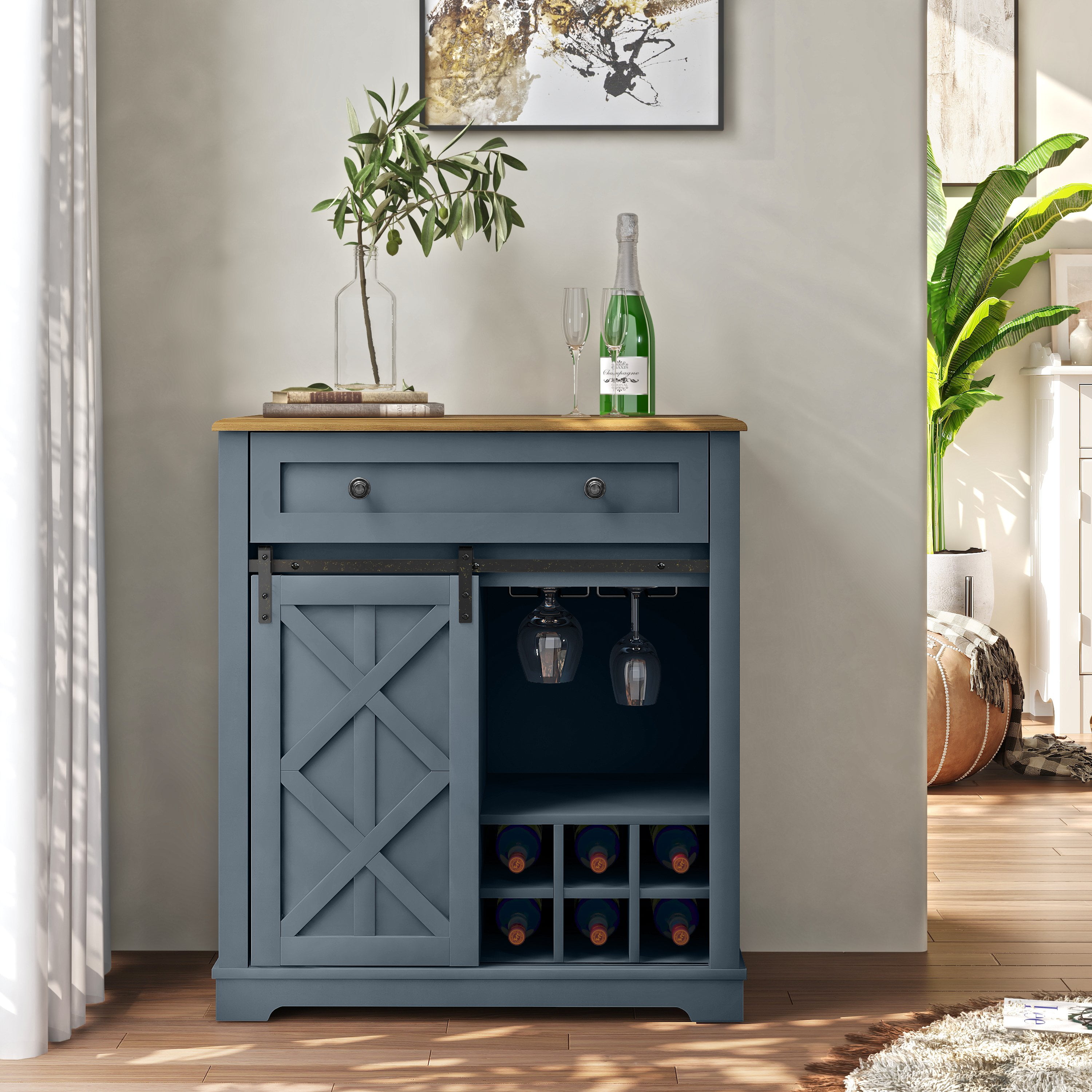 Festivo wine bar cabinet discount