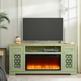 thumbnail image 1 of FESTIVO Stylish 70" TV Stand with Storage for TVs up to 80" - Green, 1 of 6