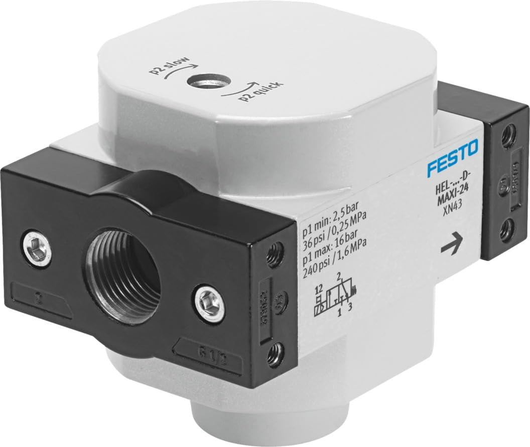 FESTO HEL-1/8-D-MINI 165076 On/off valve - Walmart.com
