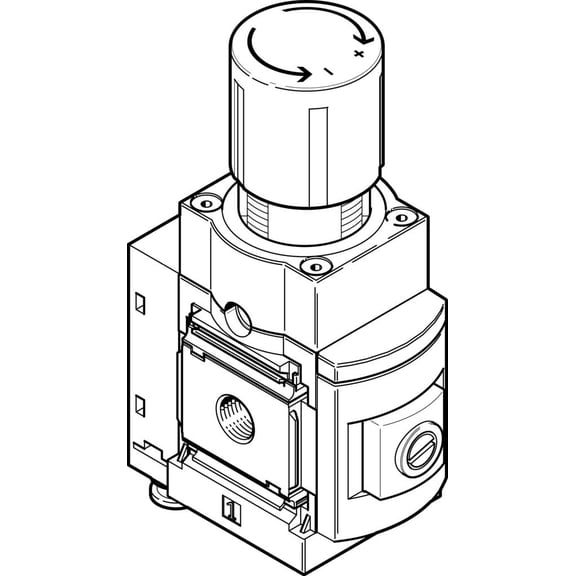 FESTO MS6-LRPB-AGD-D2-VS 535007 Precision Pressure Regulator