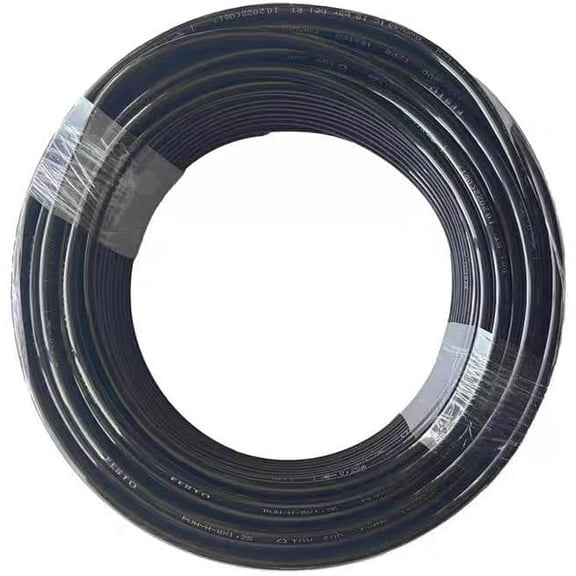FESTO PUN-6X1-S-6-SW 197607 Black Spiral plastic tubing4 mm ID,6 mm OD,6 Meters Length,W.P:-0.95 bar - 10 bar,A.T:-35 C - 60 CTPE-U(PU)