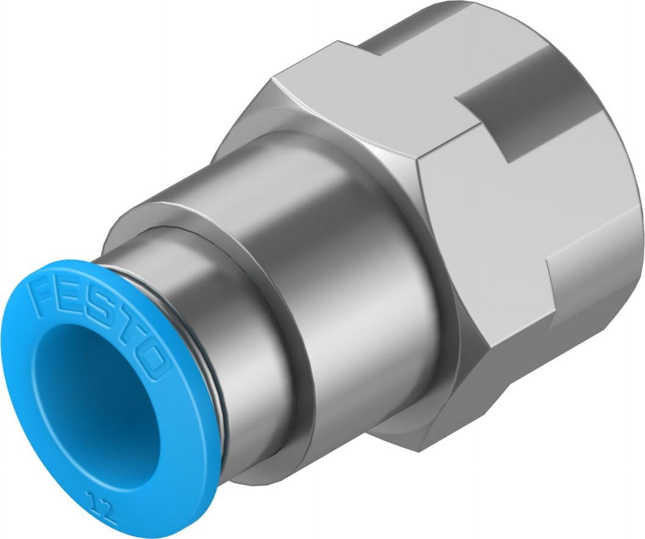 FESTO QSF-1/4-12-B 190651 Push-in fitting (10 units/package) - Walmart.com