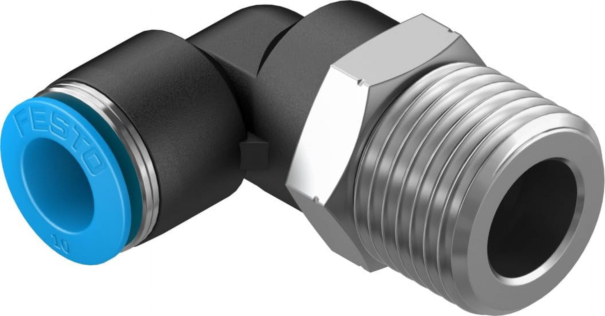 FESTO QSL-1/2-10 190661 Push-in L-fitting (10 units/package) - Walmart.com