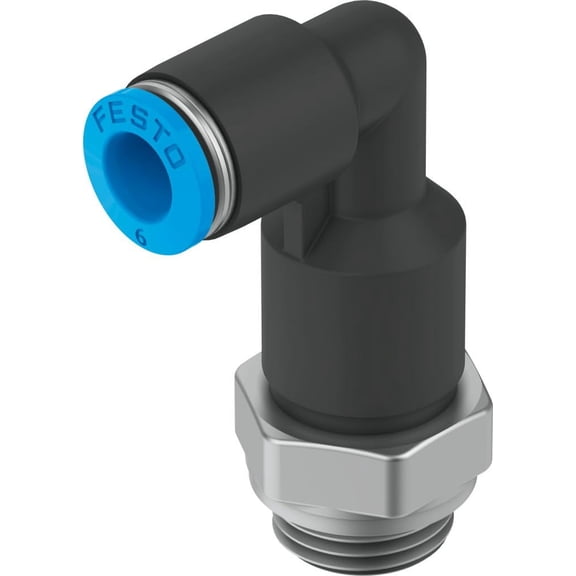FESTO QSLL-G1/8-6 186128 Push-in L-fitting, long (10 units/package)
