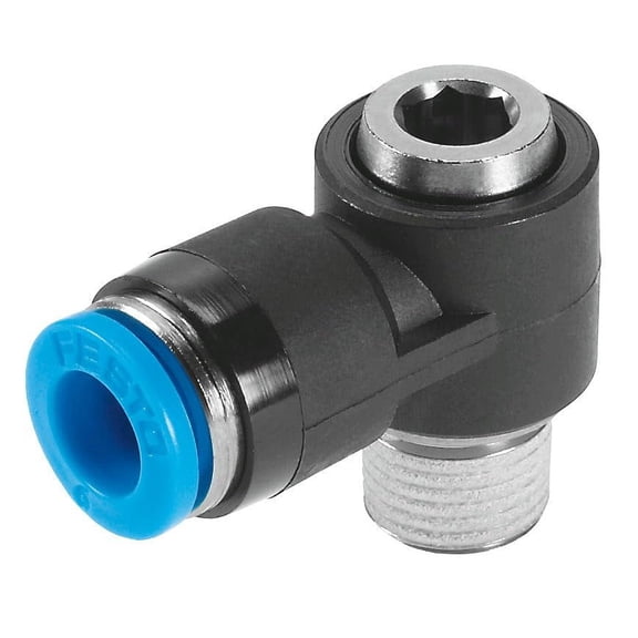 FESTO QSLV-1/4-10-I 153102 Push-in L-fitting (10 units/package)