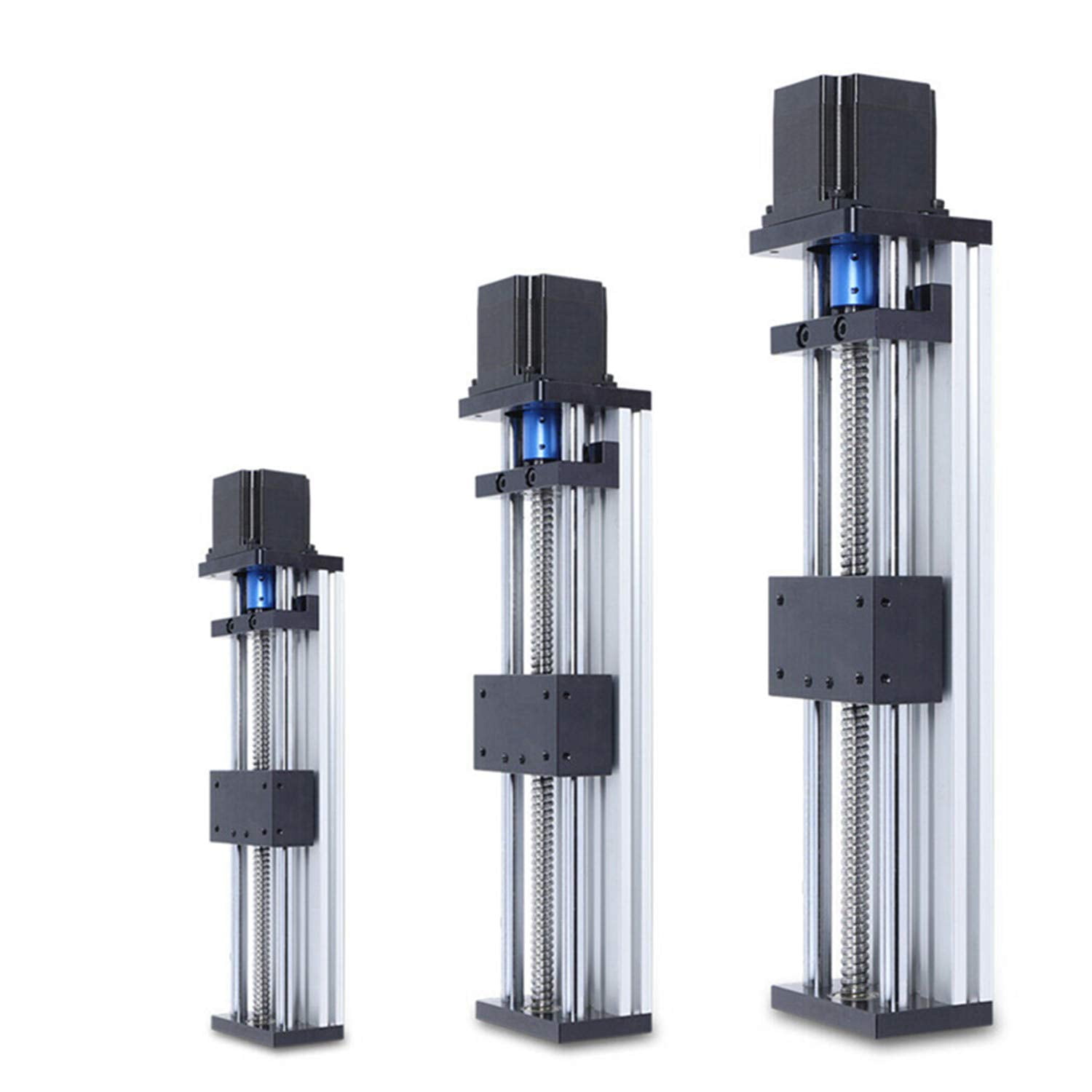 FETCOI 300 mm GGP Ball Screw Linear with Nema 23 Stepper Motor, Linear  Guide Slide Table Ball Screw Motion Rail C-N-C Linear Guide Stage Actuator