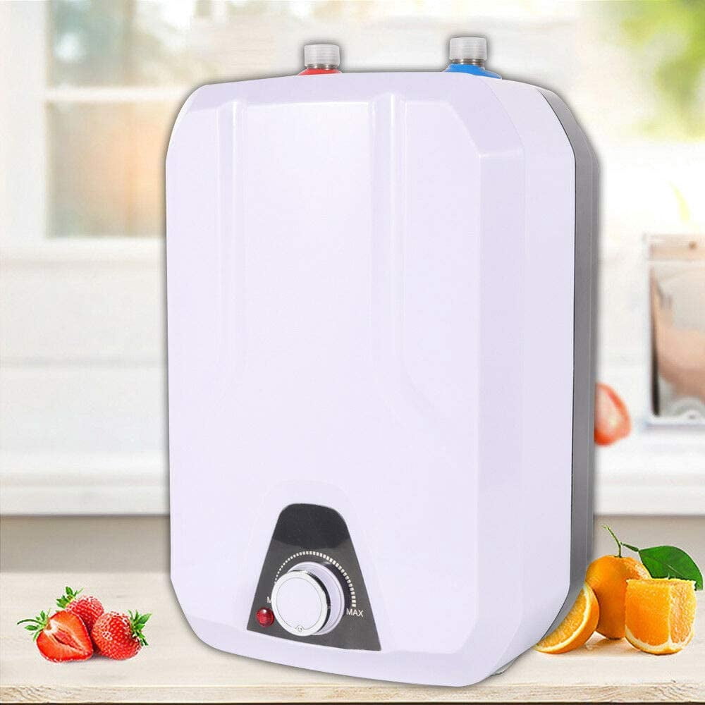 FETCOI 1500W 8L Electric Hot Water Heater Set Bathroom Shower Kitchen Bathroom Home 55℃-70℃