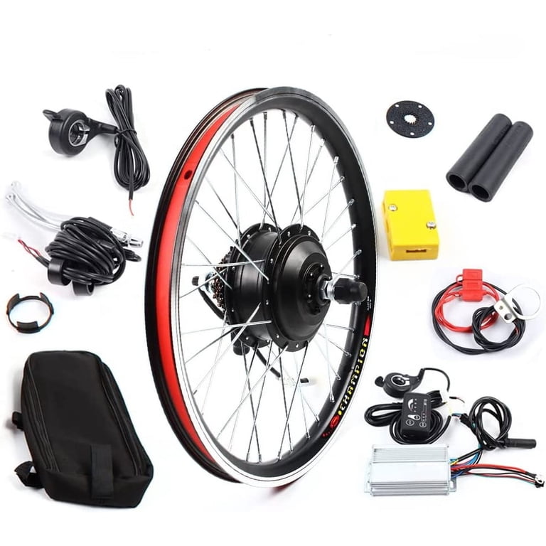 36v 250w hub motor electric bicycle conversion kit 20'' Rear Wheel Wheel Ebike E-Bike with LCD Display PAS Thumb Throttle (Battery & Tire Not Included) : Sports & Outdoors Convert your 16 inch original bike to ebike with leaf 16 inch 36V 250W front hub motor electric bike conversion kit. Fetcoi 20 inch Rear Wheel