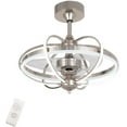 thumbnail image 1 of FETCOI 23" Modern Ceiling Fan Light with Remote Control LED Acrylic Hanging Lamp Dimmable Lighting Adjustable Speed (Sand Bickel), 1 of 8