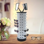 FETCOI 360  Rotating Counter Top Sunglasses Display Rack with Mirror 40-Pair Capacity